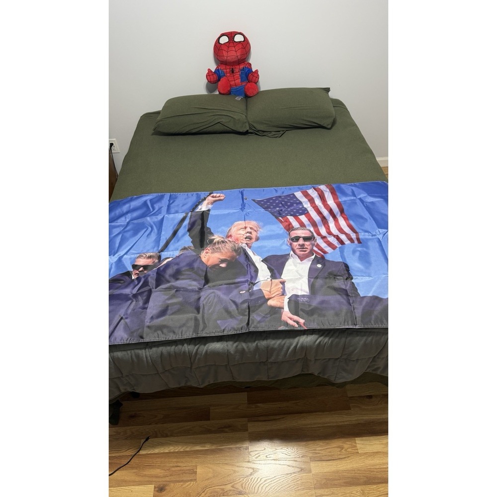 Donald Trump Pennsylvania July 13 2024 Photo Print Iconic Flag History Poster - Picture 3 of 3